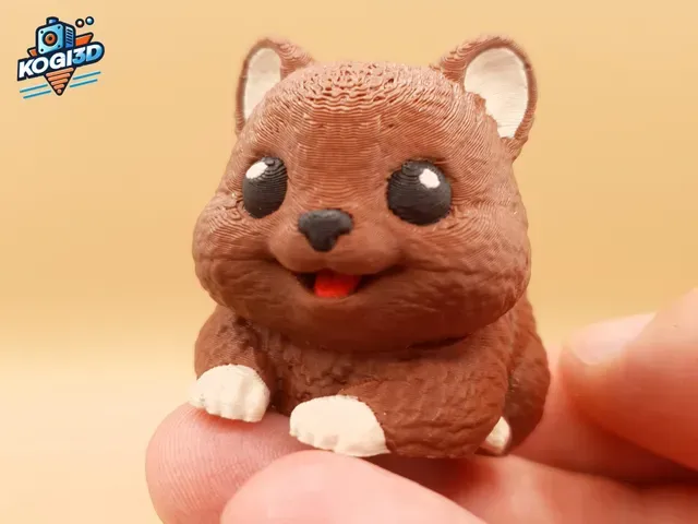 Mini Flexi Quokka | Cute Articulated 3D Print — Фото 2 из 9