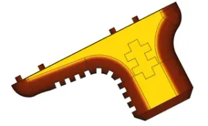 Low-Profile M-LOK Hand Stop / Barricade Stop