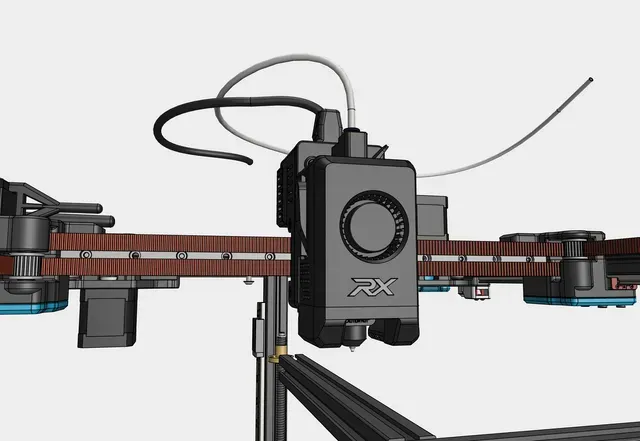 Trident R2 RX Mega Mods- 9mm belt/ Z Motor Mounts with couplers/Support for MGN12H/ RXToolhead/ — Фото 13 из 19