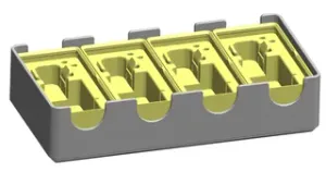 4-Tier stacking box for single reduced Snapmaker U1 Gridfinity Hotend Holder