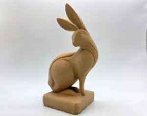 Look-Back Rabbit Sculpture