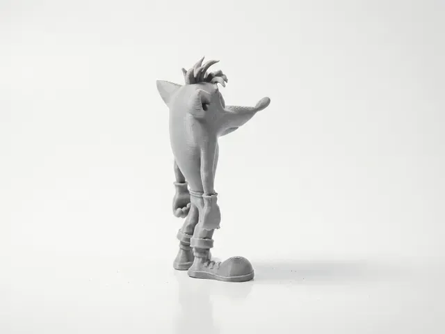 Crash Bandicoot Figurine Gaming 3D Printable — Image 3 of 5