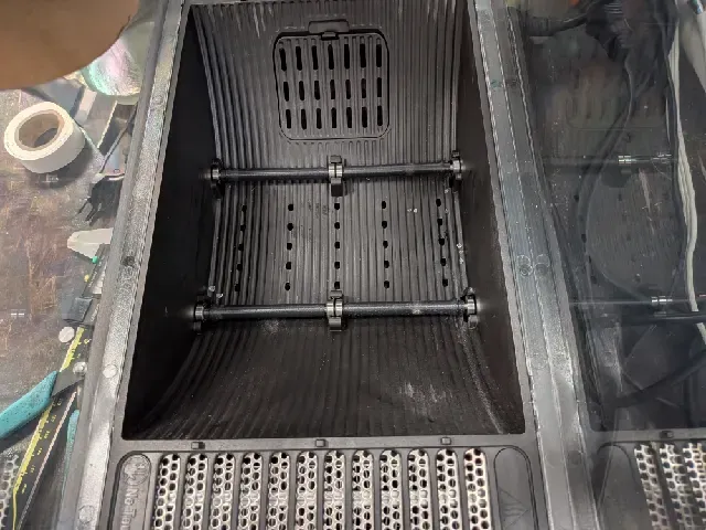 Sunlu E2 Quick roller fix - largest diameter possible without cutting. Polymaker 3Kg Spool Fix