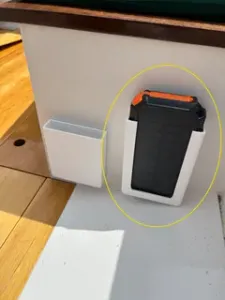 Boat mount for Solar Power Bank