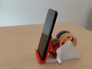 Gear mobile phone holder