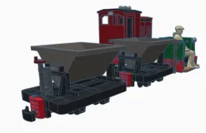 O9 gauge tipper wagons