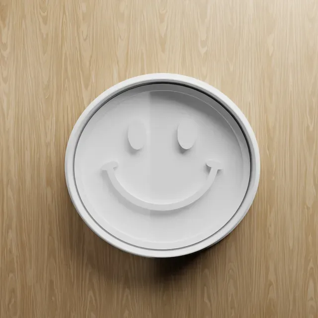 Smiley Face Cookie Cutter STL | Happy Face Fondant Cutter | 3D Printable Baking File