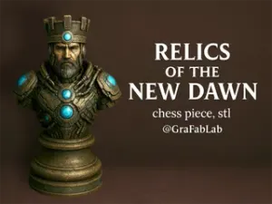 Relics of the New Dawn "King" - chess piece