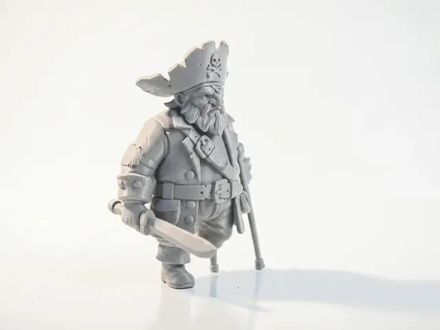 Samurai Pirate Figurine Fantasy 3D Printable — Фото 3 из 5