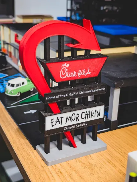 Chick-fil-A Model Set - 1:64 Scale Diorama — Фото 3 из 16