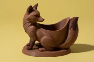 Fox Planter Pot Decorative Animal Succulent Indoor Plant Holder