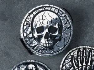 Skeleton Fossil Coasters