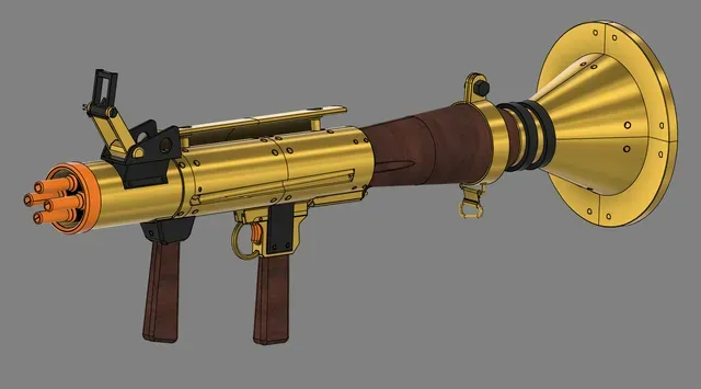 TF2 Rocker Launcher (Nerf blaster mod from Dalardans' Woose) — Фото 4 из 6