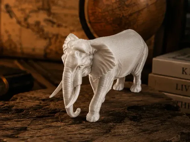 African Elephant-Detailed 3D Print Animal Figure