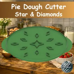 Baking - Pie Cutter - Star & Diamonds