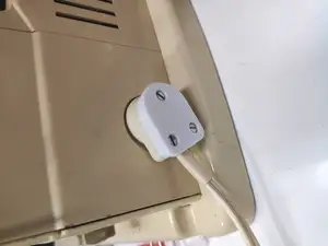 Bernina Pedal Plug Back cover
