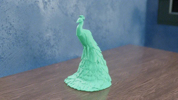 Low Poly Peacock — Image 3 of 9