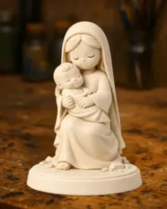 Virgin Mary with Child — Mother and Baby Statue