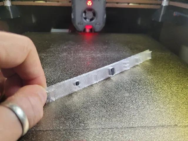 LED Progress Bar Bed Front Cover for Voron Trident (Standard Sizes) — Фото 5 из 23