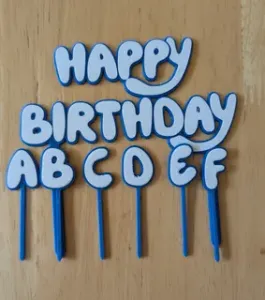 Bluey Birthday Cake Topper Customizable!