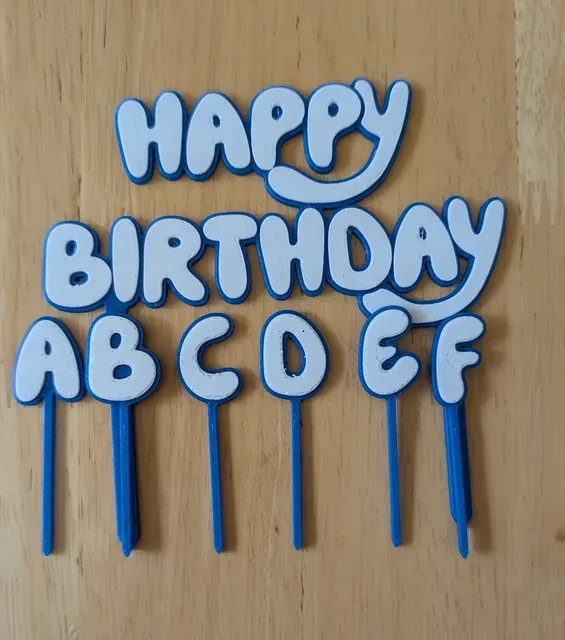 Bluey Birthday Cake Topper Customizable!