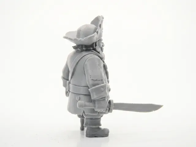 Samurai Pirate Figurine Fantasy 3D Printable — Фото 4 из 5