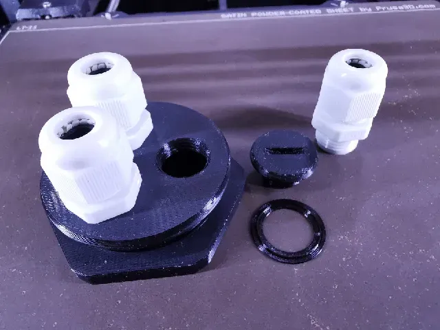 PG36 Blind Stuffing-Adapter to 3xPG9 Cable Gland/ PG36 Blindstopfen-Adapter auf 3xPG9-Kabelverschraubung — Фото 17 из 18
