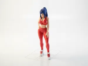 Gym Girl Athletic Figure Female Statue 3D Printable