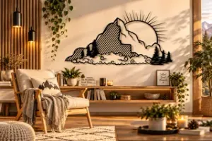 WallArt - Nature Sun Clouds