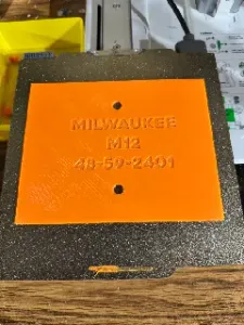 Battery Charger Mounts Template ( Screw Alignment)