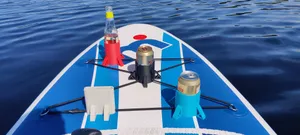 Drink + phone holder with extra stability for SUP (Paddle board)