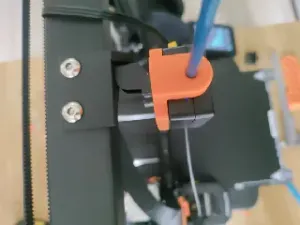 Ender 3 v3 KE Filament Sensor Mount with PTFE Guide - Simplified mount remix