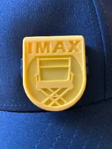 IMAX Director hat clip on