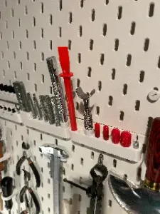 Universal round toolholder for IKEA Skadis (SUMS)