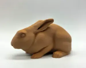 Alert Realistic Rabbit