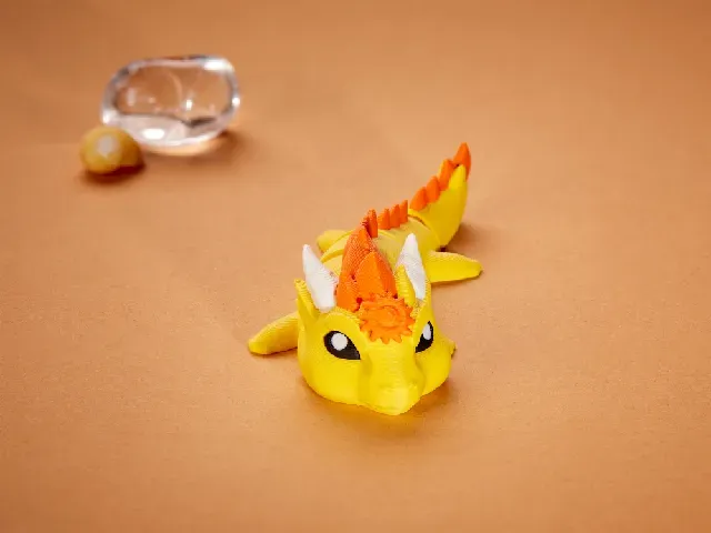 Sun Dragon - Articulated Keychain Figure — Фото 5 из 5