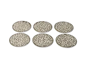 Organic Maze Coasters