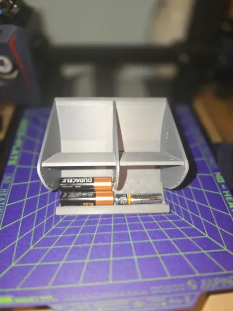AA & AAA Battery Organizer Tray | Minimal Desktop Battery Holder — Фото 2 из 2