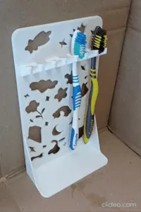 Drip Free Toothbrush Stand