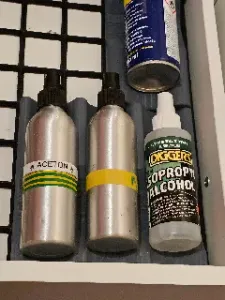 Horizontal Gridfinity Triple Spray Bottle Holder