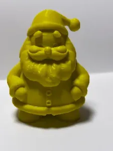 Yellow Santa Figure