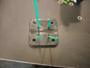 Ender 3/CR-10 Cable Guide ziptie mount directdrive