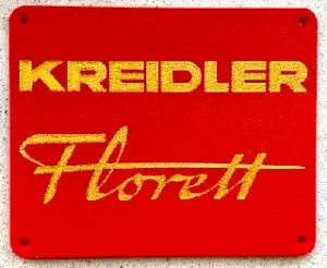 Kreidler Florett Emblem (2) in plate