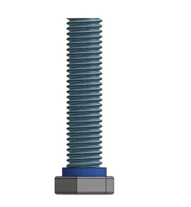 M10 Screw and Nut – 50 mm Length (1.5 mm ISO Thread)