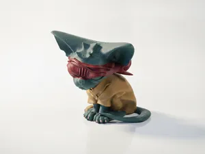 Angry Sphinx Mythical Creature Figurine 3D Printable
