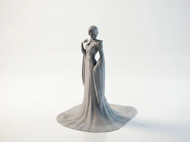 Sorceress Figurine Fantasy Mythology 3D Printable — Image 2 of 5