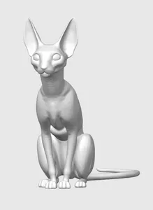 Deadlock - Calico's Cat Ava / Sphynx Figure