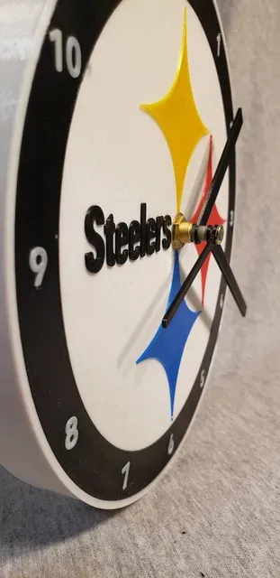 Pittsburgh Steelers Clock Face with Clock Mechanism Housing — Фото 3 из 5
