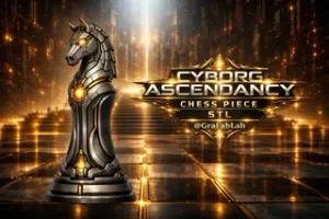 Cyborg Ascendancy "Knight" - chess piece
