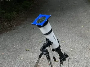 Solar Photography Telescope Filter Frame & Carrying Case for the Orion StarBlast 102mm AZ Refractor Telescope